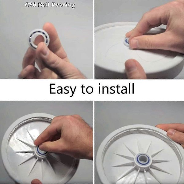 Set med 10 kullager anpassningsbara för 180 Wheel Robot Pool Cleaner C60, Dimensioner: yttre 2,8 cm, inre 1,5 cm