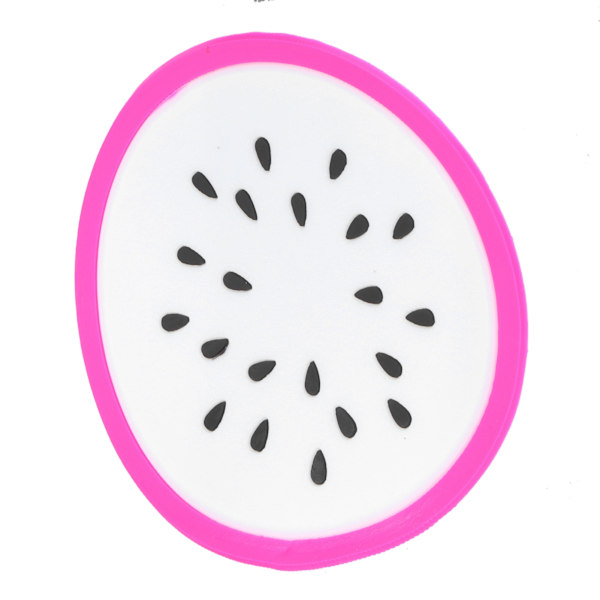 Fruit Shape Coaster Pöytäastiat Placematto Silikoni Cup juomatelineet Mat KeittiötarvikkeetDragon Fruit