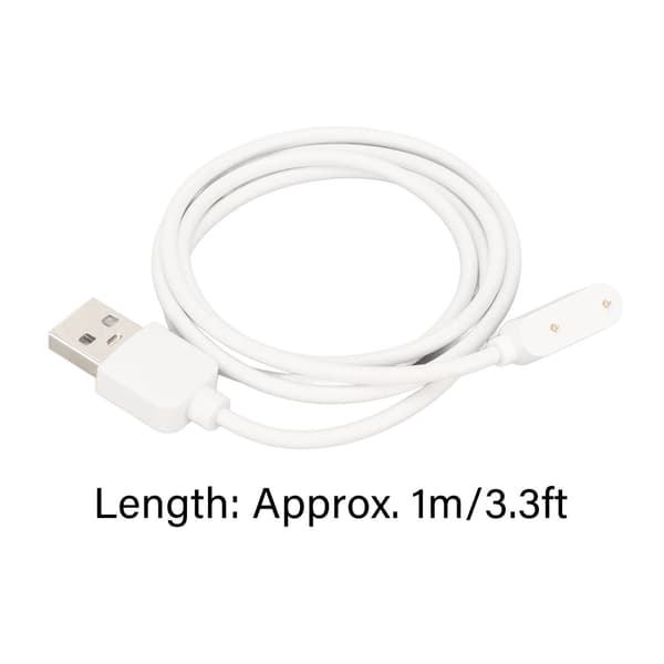 Bärbar USB-laddningskabel för Huawei 6/7 Band 6/7 - Vit