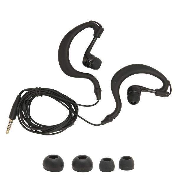 Over Ear-kablede ørepropper Vandtætte støjreducerende Plug and Play Komfortable sports-ørepropper med ledning med mikrofon og øredæksel