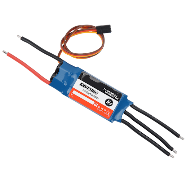 SURPASS‑HOBBY 60A ESC Speed Controller 2‑6S 5‑18NC BEC:5.5V/5A RC Flyvemaskiner Helikopter Dele
