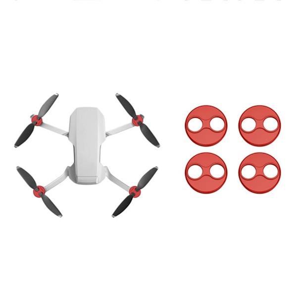 4 Pcs Engine Caps Compatible for Mini3 Pro/SE/2 Dustproof Waterproof Aluminum Protective Cover Drone Accessories