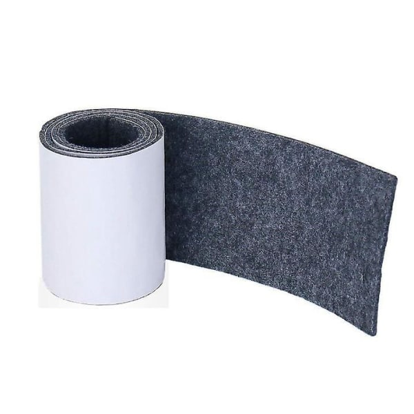 Skyddande självhäftande filtremsor, 100 cm längd för parkettmöbler, 100*5*0,5 cm