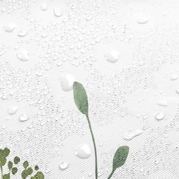 1 stk Blomsterplanter Sommerfugl Mønster Bruseforhæng, Skimmelresistent, Vandafvisende Bruseforhæng, 180 x 180 cm