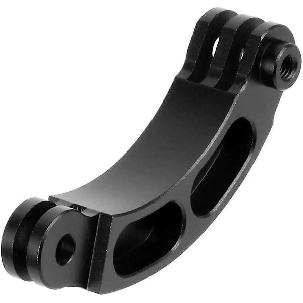 Böjd Svängarmsfäste i Aluminiumlegering för GoPro Hero 4 5 6 7 8 9 Black Silver Session, AKASO/Campark/YI och Andra Kameror