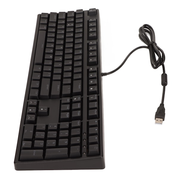 Röd switch-tangentbord 108 tangenter trådbundet röd switch ergonomisk vit bakgrundsbelyst mekaniskt tangentbord för PC bärbar dator