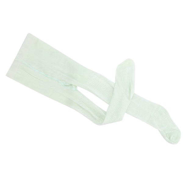 Baby Strømpebukser Leggings Bomuld Blød Åndbar Varme Strømper Toddler Strømpebukser Skridsikre (Lysegrøn)