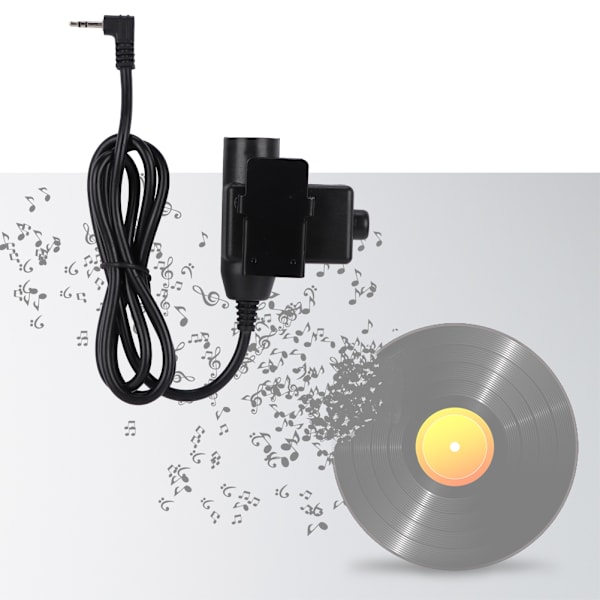 Multifunksjonell 2,5 mm enkelthulls PTT-kabel egnet for radio walkie talkie