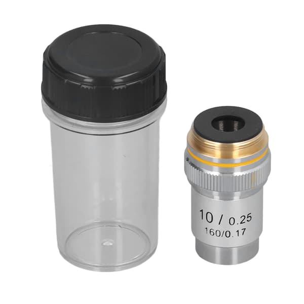 195 Akromatisk objektivlinse 10X Forstørrelse Højtydende mikroskoplæse 20,2 mm interface