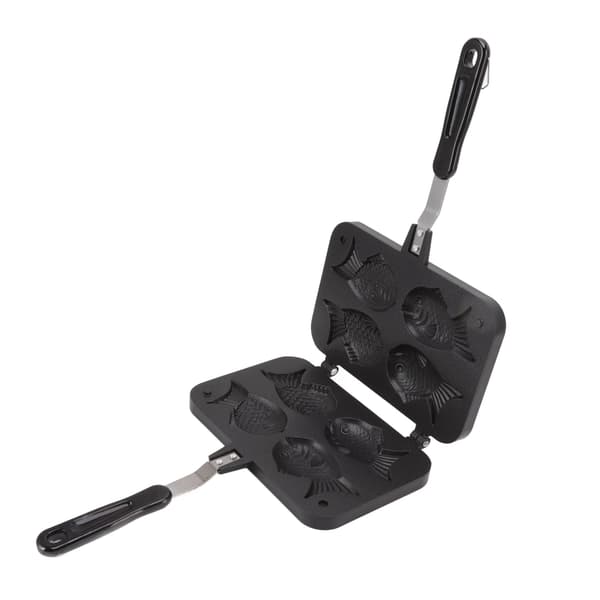 Taiyaki Fisk Form Kage Maker Non Stick Taiyaki Dobbelt Bageform Vaffel Bageform