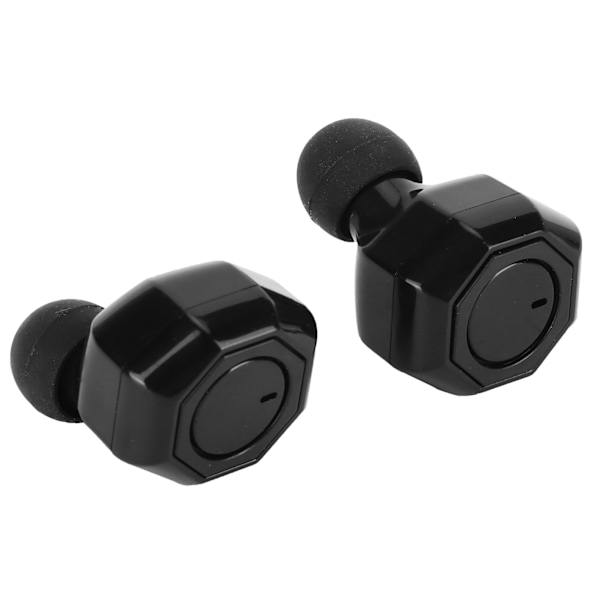 Binaurale Bluetooth-hovedtelefoner Bærbart Bluetooth-headset-øretelefoner til kørsel Sort