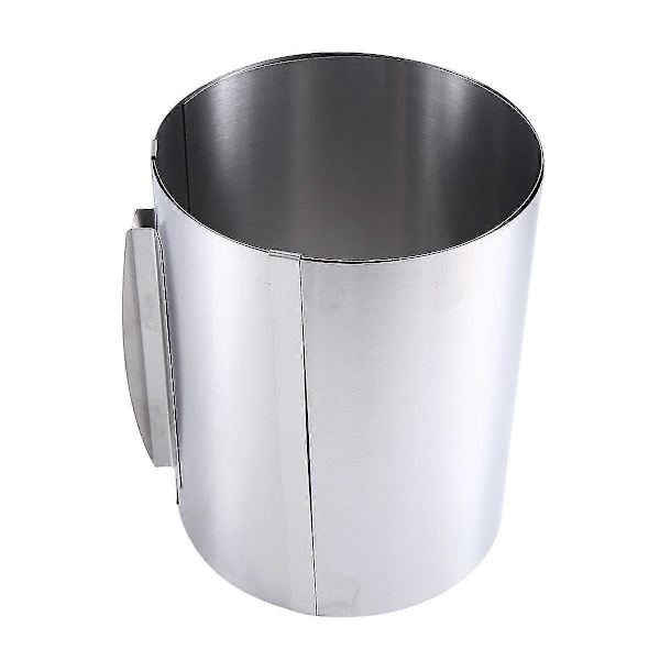 Justerbar Kageringshøjde 20 cm - Justerbar Bagerings i Rustfrit Stål - Høj Bageform kompatibel med Nem Tilberedning-B15