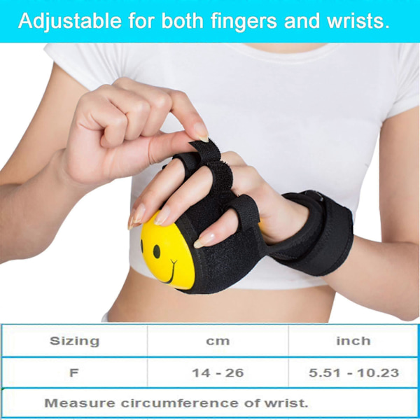 Anti-spasticitets Boldskinne til Ortose Rehabilitering ved Funktionsnedsættelse/hemiplegi/stive Fingre