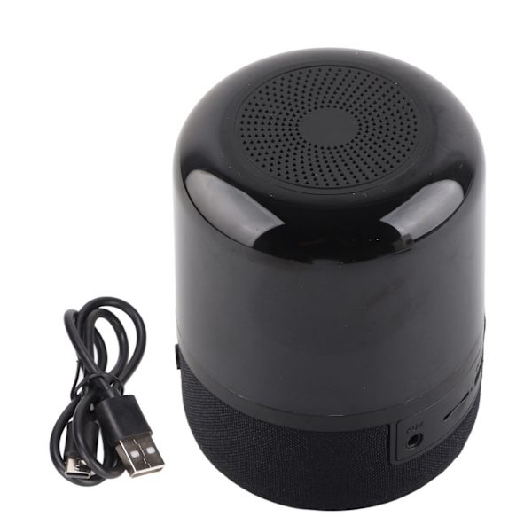 Färgglad glas-högtalare bärbar stereo ljud trådlös Bluetooth-högtalare med 3 ljuslägen för hem utomhus resor