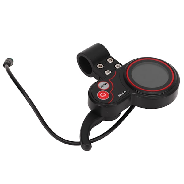 Elektrisk cykel LCD-display med 5P vandtæt stik 24V 36V 48V 60V kontrolpanel til 22,2mm elektrisk scooter