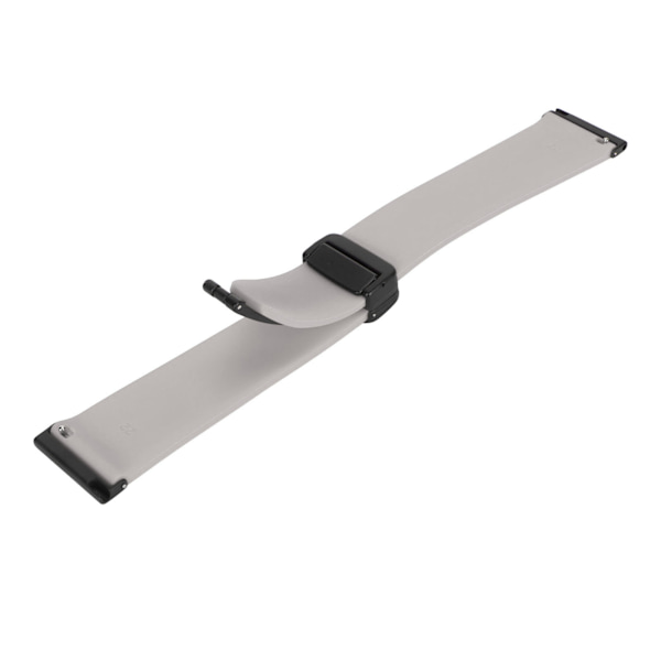 Silikonband Snabbkoppling Sportklockarmband med 24mm Magnetiskt Fällbart Spänne Passar för Suunto 7 9 D5i Grå