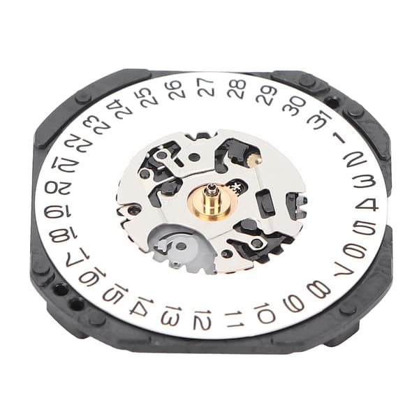 Kalender Hvid Dato Display VX32 Quartz Urværk Udskiftning Ur Reservedele Reparationsværk