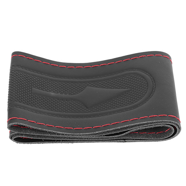 15in Mikrofiber Rattmuff DIY Stygn på Wrap med Nål Tråd Universell Passform för Honda CivicRöd