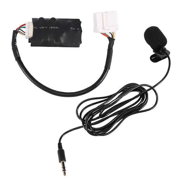 Auton radiosoitin Bluetooth Aux -kaapelisovitin Mikrofoni Handsfree