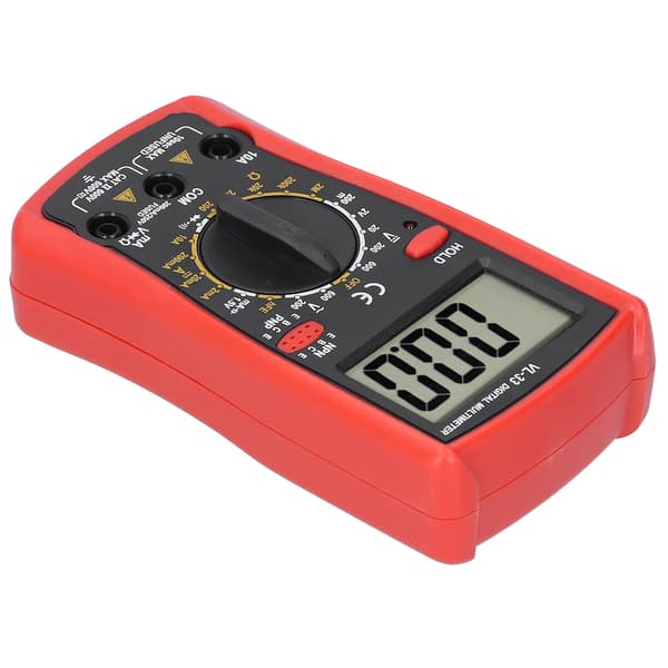 Elektronisk Multimeter LCD Digital Multimeter Spændingsmodstand Strøm Elektrisk Tester Måler