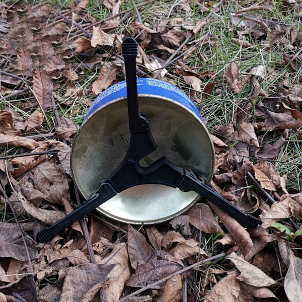 Kaasupullon pidike Camping Portable Folding Kaasupullon alustan tuki ulkoiluaktiviteetteihin BBQ
