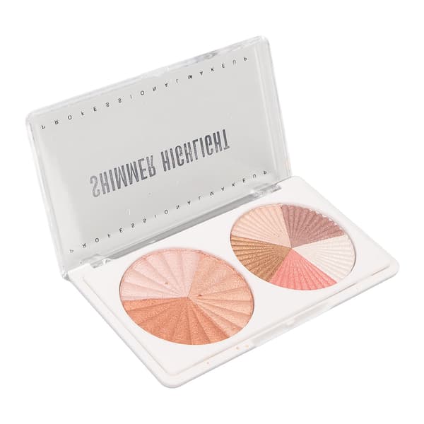 Highlighterpudder Glitter Lysende Blødt Bærbart Trimningsskinnende Pudder til Kvinder 0,3 oz