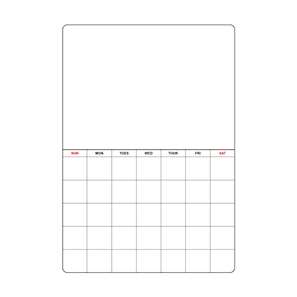 Køleskab Magnetisk Whiteboard Planner