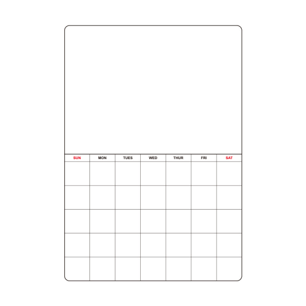 Magnetisk kylskåpskalender torr radera whiteboard planer magnetisk anteckningsblock för kylskåp