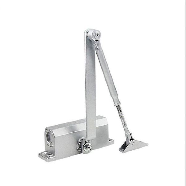 Brandsäker Hydraulisk Automatisk Dörrstängare, Silver, 65 Kg