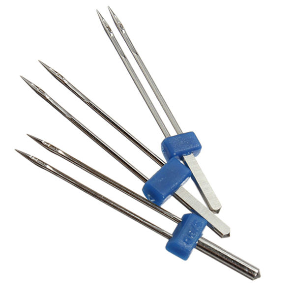 3PCS 2/3/4MM Dubbla Tvillingnålar Dubbla Tvilling Sy Nålar Sy Maskin Tillbehör