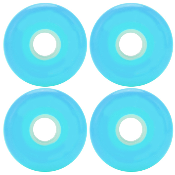 PUENTE 4 stk. 70x42mm skateboardhjul 80A Longboard Cruiser hjul reservedele blå