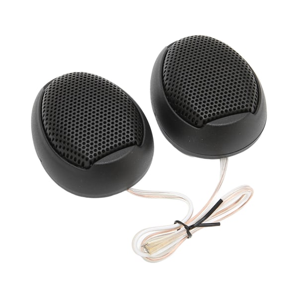 2 stk Bil diskanthøjttalere 98dB 1000W Dome Interiør Stereo Audio Højttaler til Sound System Sort