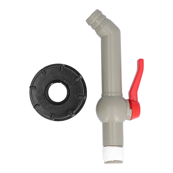 IBC Tank Kranadapter Vannslangekobling Hagetilbehør 45° 25mm Kran VVS-verktøy