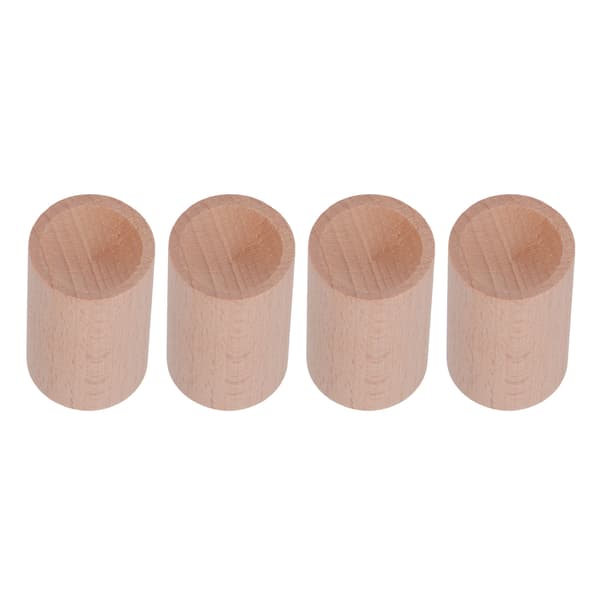 15 STK Bøg Diffuserende Træ Cylindrisk Form Æterisk Olie Aroma Diffuser til Indendørs Brug