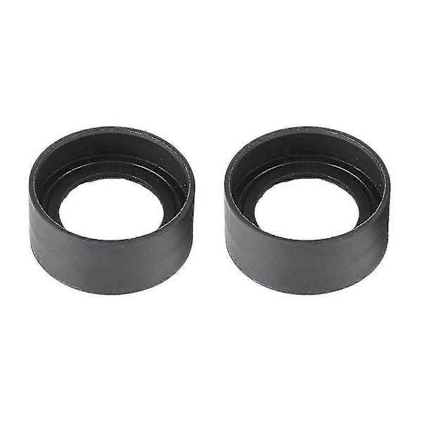 Gummi Øjestykke Dækning Øjenværn Cylinder Øjenskærm Mikroskop Kikkert 32-36mm Flad vinkel