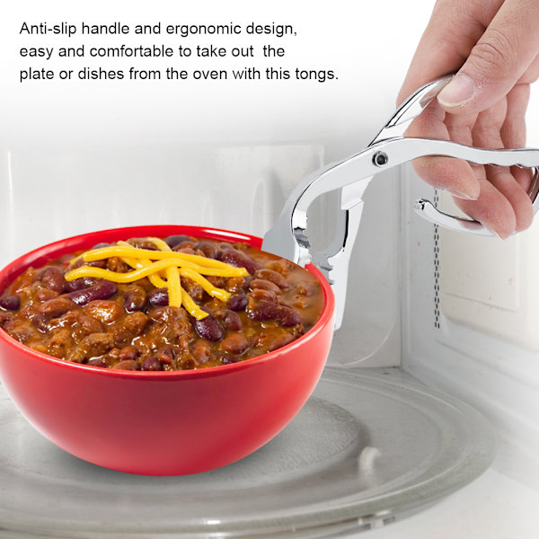 Anti skoldning Ovn Clip Tænger Grip Grabber til Hot Pot plade bageplade pande fad