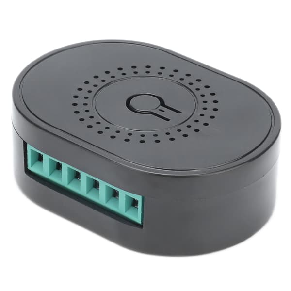 16A Smart Switch Dobbel Kontroll Tidsstyrt Multifunksjonell På Av Kontrollerbryter for ZigBee for Tuya 85‑250V Svart