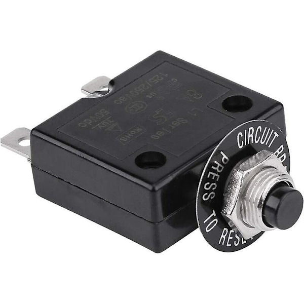 Afbryder, Manuel Reset Termisk Afbryder, Overbelastningsbeskyttelse 5A/8A/10A/15A/18A/20A/30A (Valgfri)(8A)