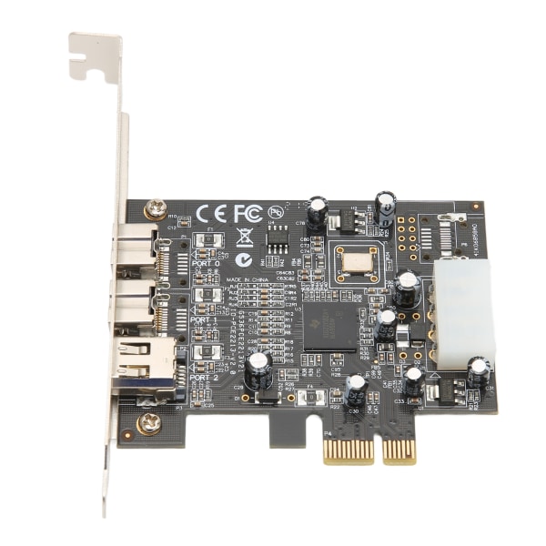 PCI Express Firewire-kort med 2 1394B Interface 1 1394A Interface Plug and Play PCIE til 1394b Video Capture Card til Windows