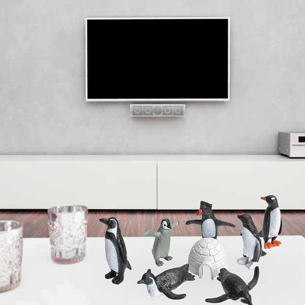 11 stk. PVC Pingvin Figurer Søde Simulation Ocean Dyr Pingvin Figur Model Legetøj Børns Kognitive Dyr Ornamenter