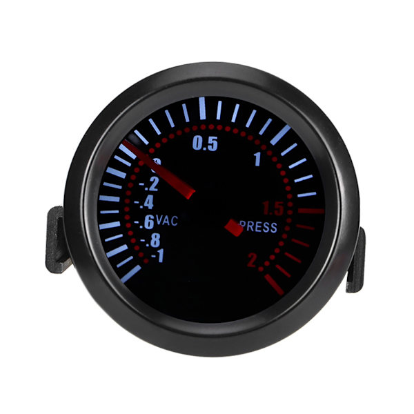 12V Universal 52mm/2.05in Modifierad Varningsfunktion Turbo Gauge Meter Auto Instrument
