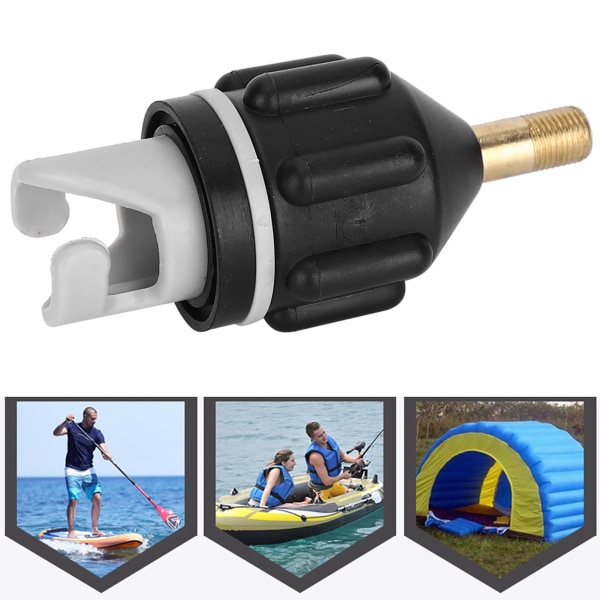 Paddle Board Luftpumpe Ventil Adapter Converter Connector Oppblåsbart båttilbehør
