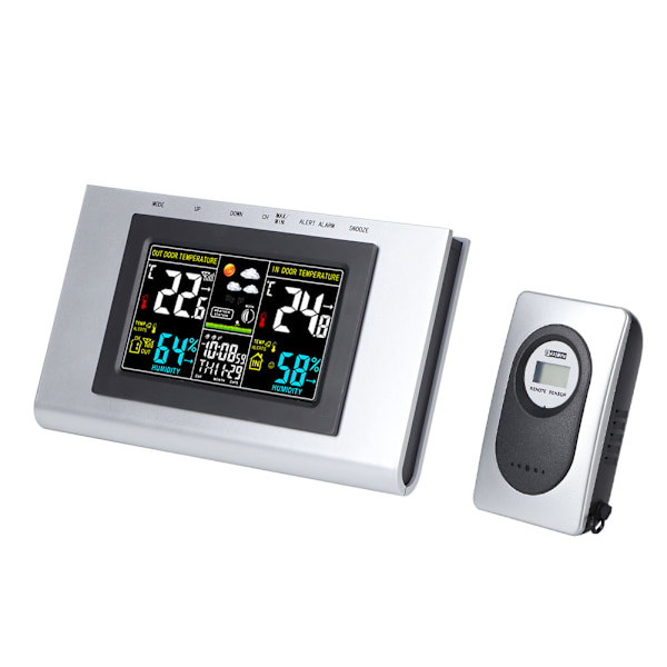 TS H127G Digital Termometer Hygrometer Temperatur Fuktighet Temperatur Tester Kalender Display