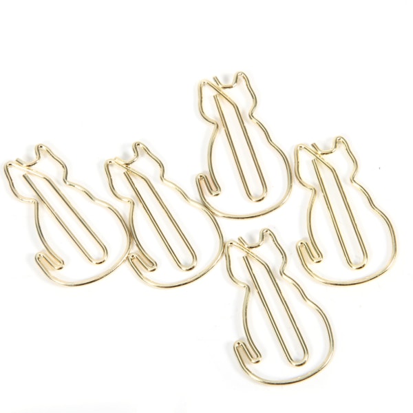 12 stk Clip Katteformet Unik Stilfuld MultiFunction Tykket Papir Clip 3x2cm