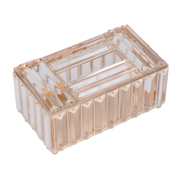 Tissues Box Gullbeleggsprosess Fin utførelse Enkel mote Multi Purpose Tissue Storage Box Gold