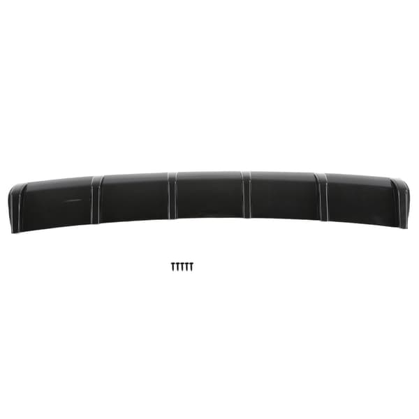 Bagkofanger Diffuser Fin Spoiler Chassis Splitter Blank Sort Aerodynamisk Tilbehør Universal til Bil