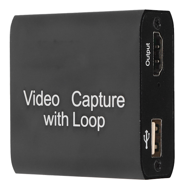 Videoopptakskort med HD Multimedia Interface Loop Out USB Live Game Capture Board for PS4 Switch Laptop