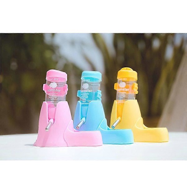 Rosa Liten Djur Vattendispenser 125ml, Rosa, Hamster, Marsvin, Kanin, Råtta, Iller, Gerbil, Chinchilla