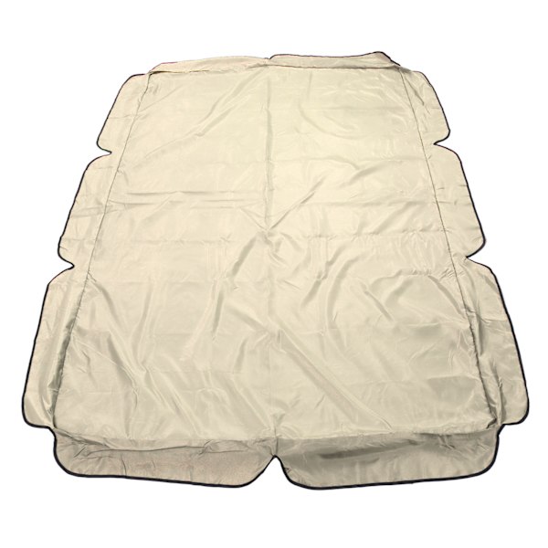 Swing Canopy 600D Silverbelagd Oxfordtyg Vattentät Swing Top Cover för Utomhus Beige