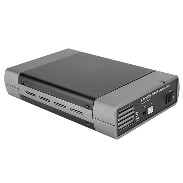 5,25 tuuman optinen asema -kotelo, ulkoinen USB2.0 SATA -liitäntä, tietokoneen lisävarusteet, 110-240 V EU -pistoke
